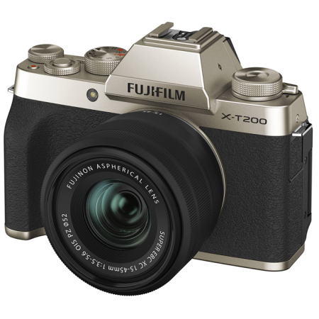 Фотоаппарат Fujifilm X-T200 Kit XC15-45mm OIS PZ Gold