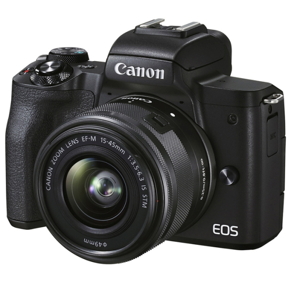 Фотоаппарат Canon EOS M50 Mark II Kit черный 15-45mm IS STM