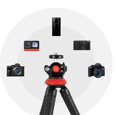 SmallRig Selection 3255 Гибкий штатив с держателем и пультом ДУ для смартфона DT-01