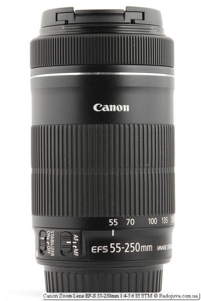 Объектив Canon EF-S 55-250mm f/4-5.6 IS STM