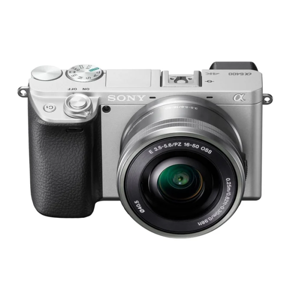 Фотоаппарат Sony Alpha ILCE-6400 Kit серебристый E PZ 16–50 мм F3.5–5.6 OSS (SELP1650)