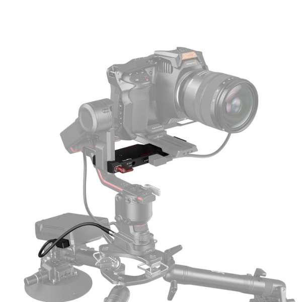 SmallRig 3251 Быстросъемная нижняя крепежная пластина с разъемами питания для стабилизатора DJI RS 2