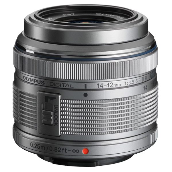 Объектив Olympus 14-42mm f/3.5-5.6 II R серебристый