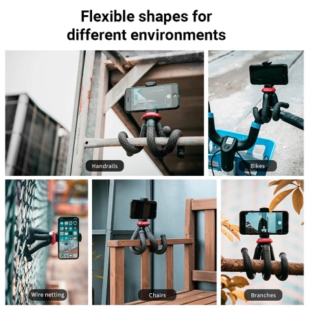 SmallRig Selection 3255 Гибкий штатив с держателем и пультом ДУ для смартфона DT-01