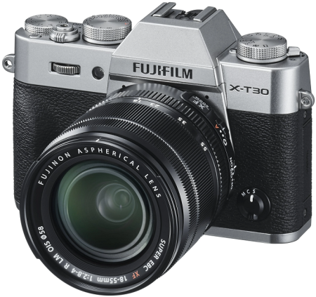 Фотоаппарат Fujifilm X-T30 Kit 18-55mm f/2.8-4 R LM OIS, серебристый