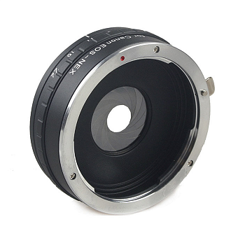 Fujimi FJAR-EOSNEXAP переходник Canon EOS на E SONY NEX c диафрагмой