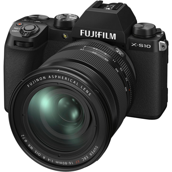 Фотокамера Fujifilm X-S10 Kit Fujifilm XF 16-80mm f/4 R OIS WR черный