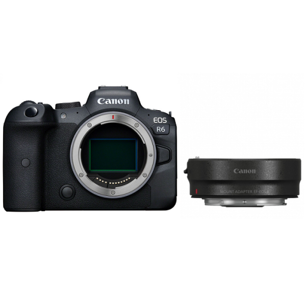 Фотоаппарат Canon EOS R6 Body + Adapter EF-EOS R
