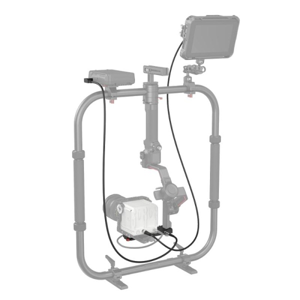 SmallRig 3251 Быстросъемная нижняя крепежная пластина с разъемами питания для стабилизатора DJI RS 2