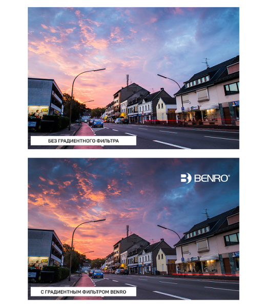 Benro Master Harden Series Soft-edged graduated ND GND4 (0.6) светофильтр градиентный 100х150 мм