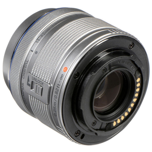 Объектив Olympus 14-42mm f/3.5-5.6 II R серебристый